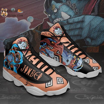 Custom Anime One Piece Jinbei Sneakers for Fans