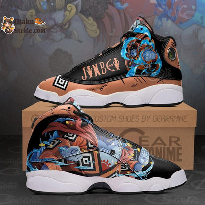 Custom Anime One Piece Jinbei Sneakers for Fans