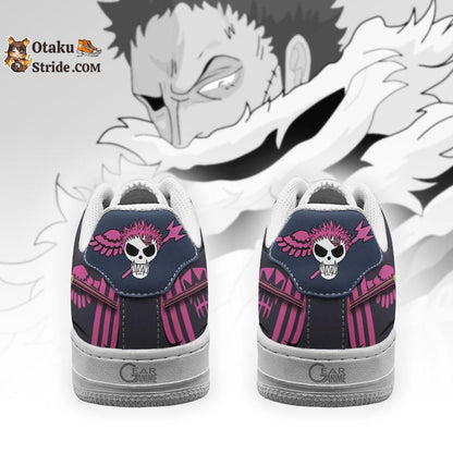 Custom Anime One Piece Katakuri Trident Air Sneakers for Fans