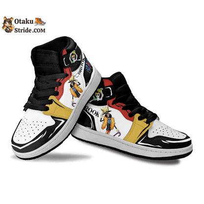 Custom Anime One Piece Kids Sneakers – Brook Printed Shoes