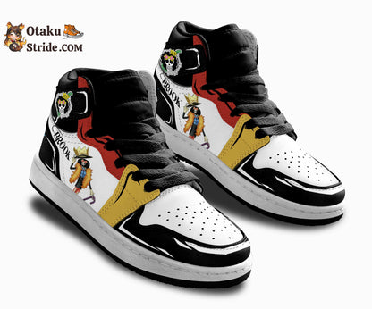 Custom Anime One Piece Kids Sneakers – Brook Printed Shoes