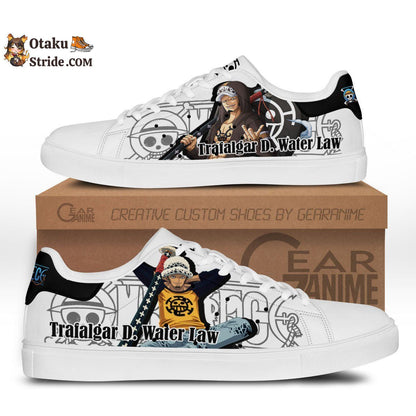 Custom Anime One Piece Law Skate Sneakers for Anime Fans