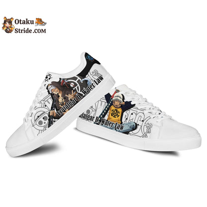 Custom Anime One Piece Law Skate Sneakers for Anime Fans