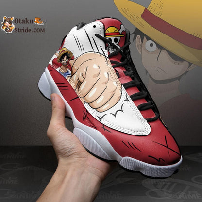 Custom Anime One Piece Luffy Sneakers – Gomu Gomu Shoes for Fans