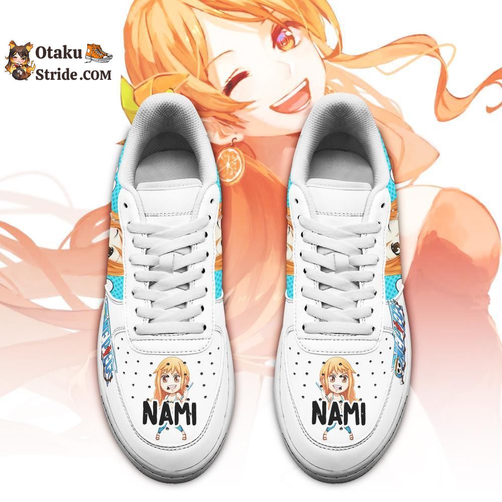 Custom Anime One Piece Nami Air Sneakers for Anime Fans