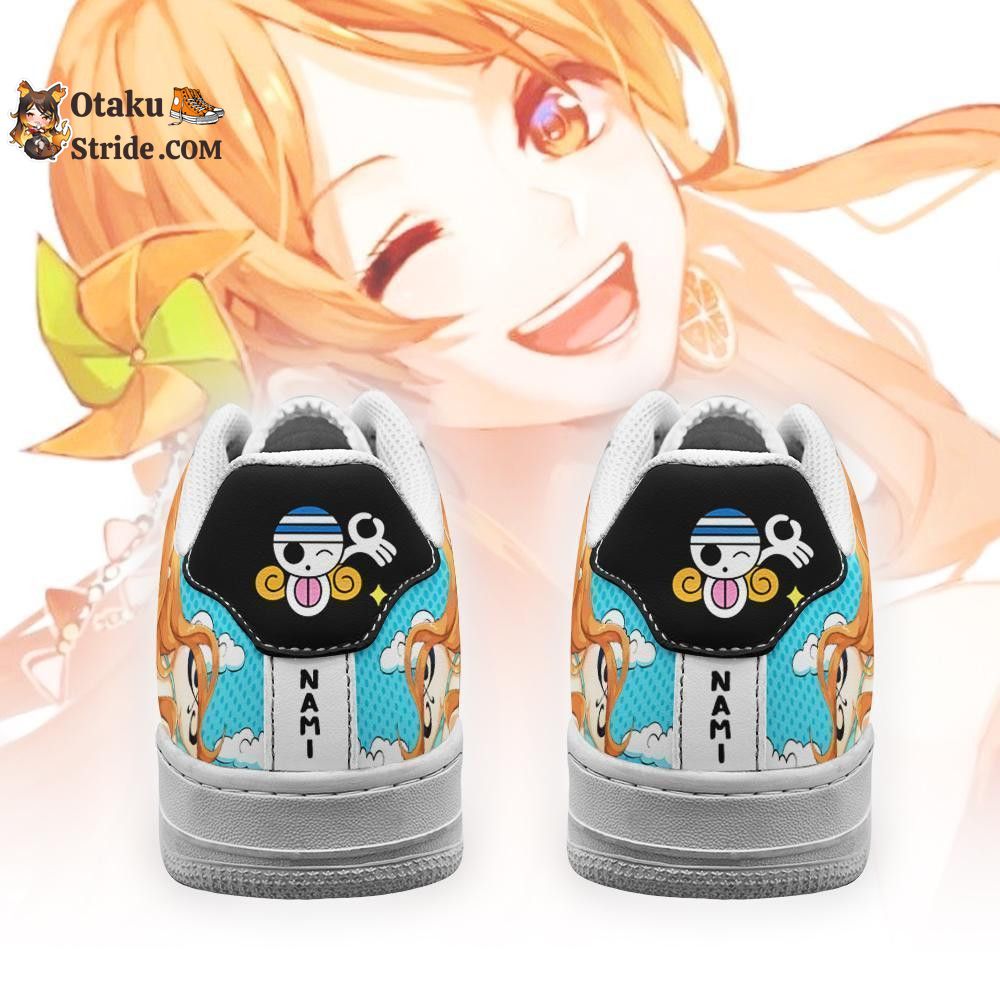 Custom Anime One Piece Nami Air Sneakers for Anime Fans