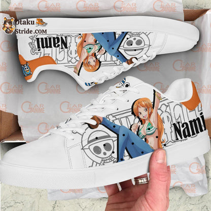 Custom Anime One Piece Nami Skate Sneakers