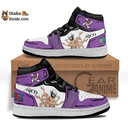 Custom Anime One Piece Nico Robin Kids Sneakers – Unique One Piece Shoes