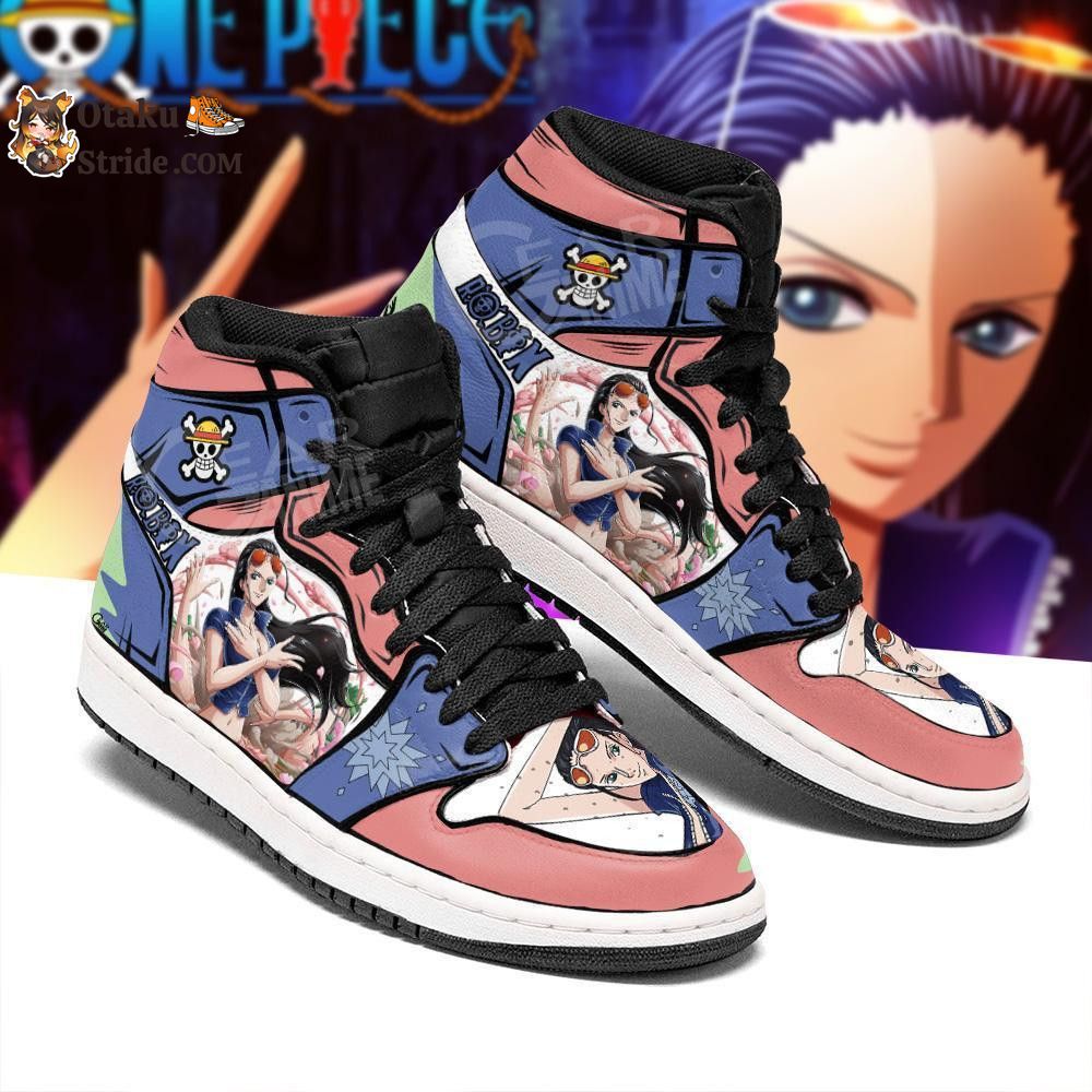 Custom Anime One Piece Nico Robin Sneakers – Unique Printed Footwear