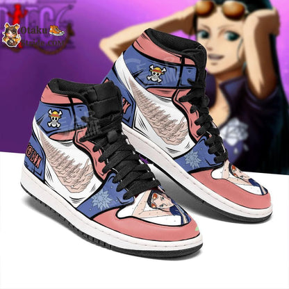 Custom Anime One Piece Nico Robin Sneakers with Hana Hana No Mi Design