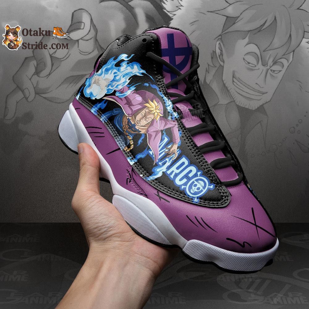 Custom Anime One Piece Phoenix Marco Sneakers for Fans