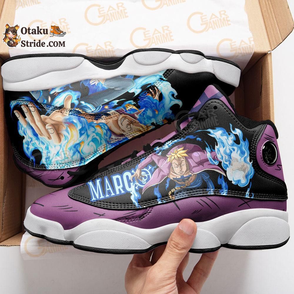 Custom Anime One Piece Phoenix Marco Sneakers for Fans