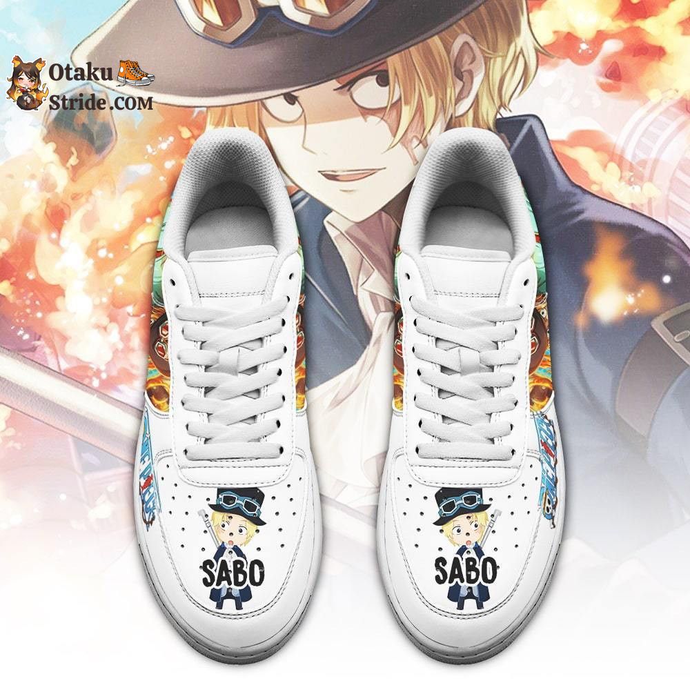 Custom Anime One Piece Sabo Air Sneakers – Unique Printed Footwear