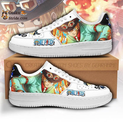 Custom Anime One Piece Sabo Air Sneakers – Unique Printed Footwear