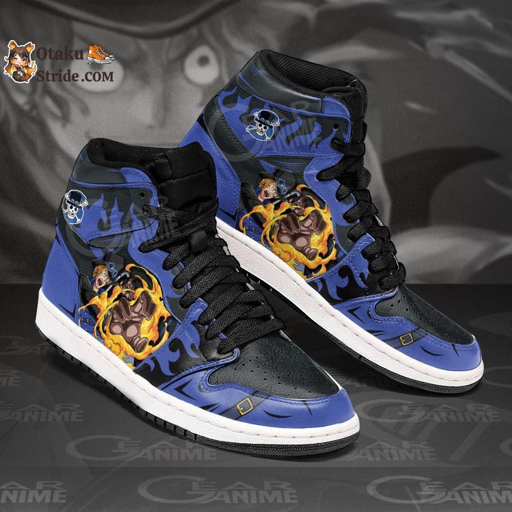 Custom Anime One Piece Sabo Dragon Claw Sneakers – Unique Printed Footwear