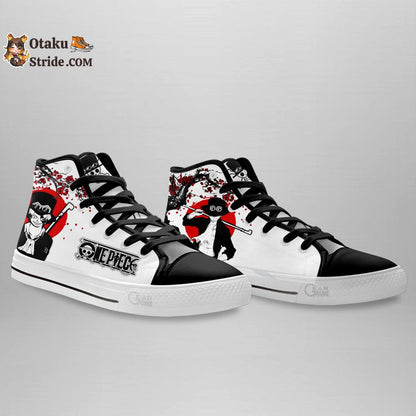 Custom Anime One Piece Sabo High Top Sneakers – Japan Style Footwear