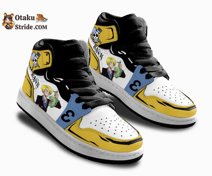 Custom Anime One Piece Sanji Kids Sneakers – Unique Printed Footwear