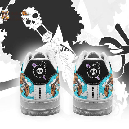 Custom Anime One Piece Shoes – Brook Air Sneakers for True Fans