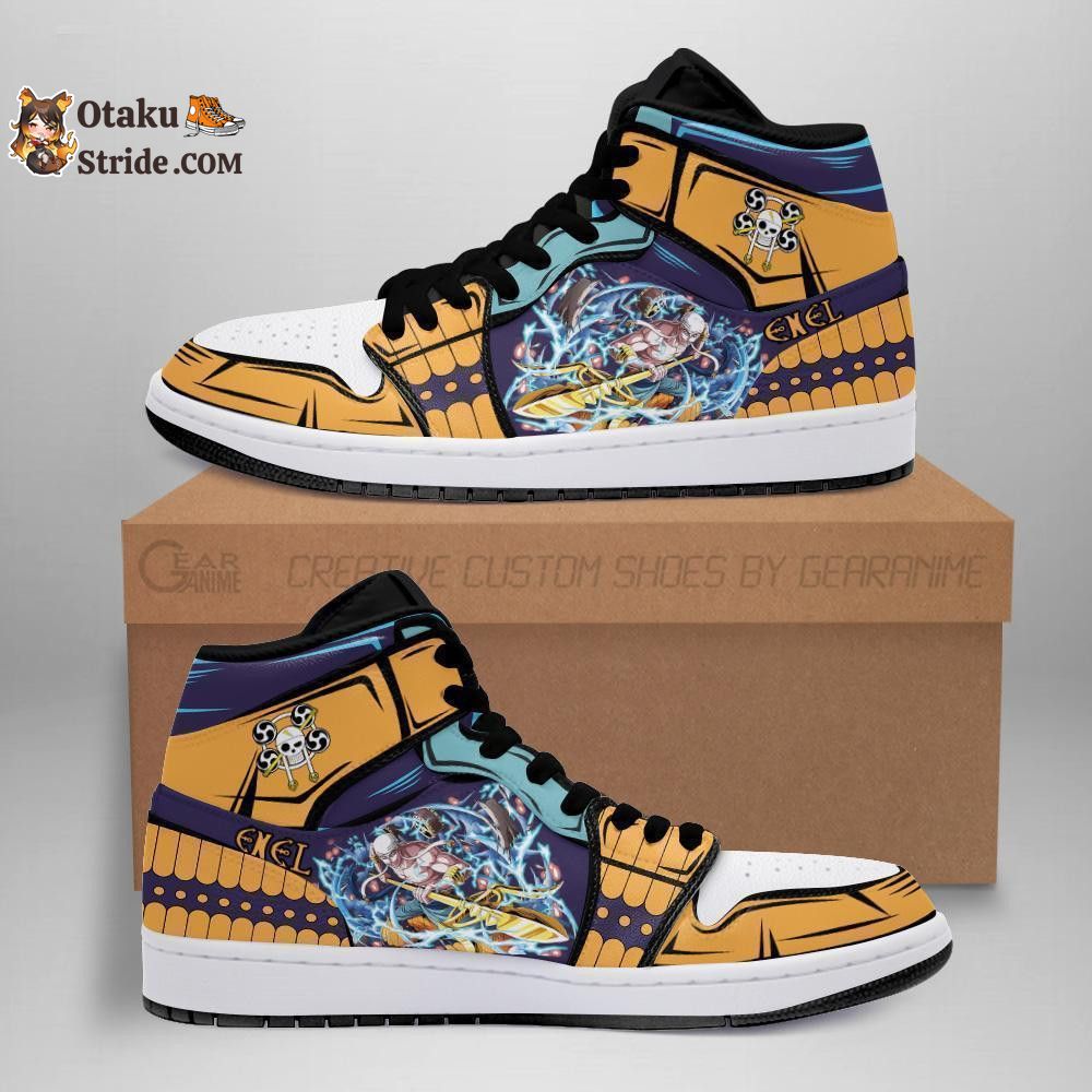 Custom Anime One Piece Shoes – God Skypiea Enel Sneakers for Fans