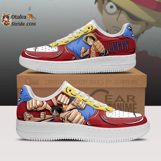 Custom Anime One Piece Shoes – Gomu Gomu Luffy Air Sneakers for Fans