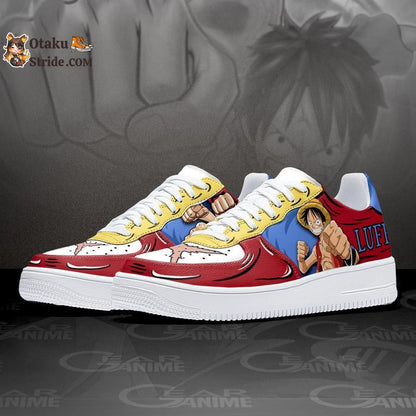 Custom Anime One Piece Shoes – Gomu Gomu Luffy Air Sneakers for Fans