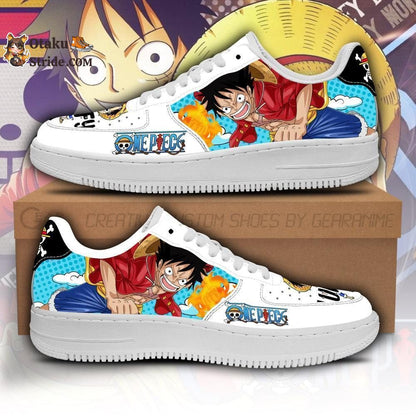 Custom Anime One Piece Shoes – Monkey D Luffy Air Sneakers