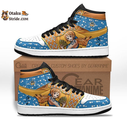 Custom Anime One Piece Shoes – OP Nami J1s Sneakers for Fans