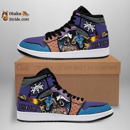 Custom Anime One Piece Shoes – Yonko Dragon Kaido Sneakers for Fans