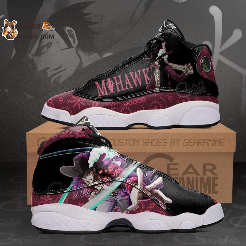 Custom Anime One Piece Shoes Featuring Dracule Mihawk – Perfect for Fans