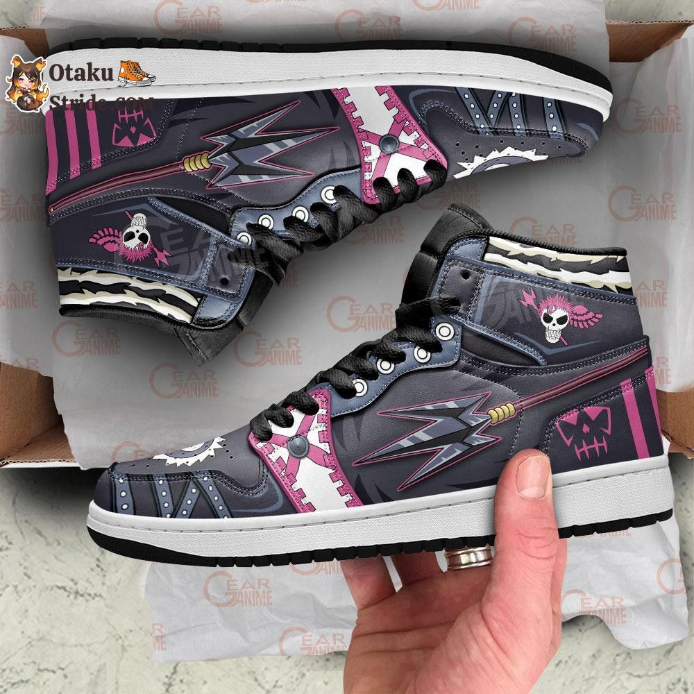 Custom Anime One Piece Sneakers Featuring Charlotte Katakuri Design