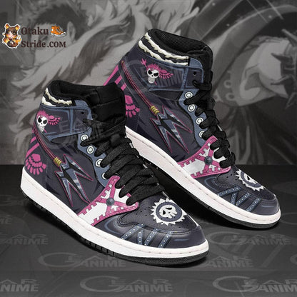 Custom Anime One Piece Sneakers Featuring Charlotte Katakuri Design