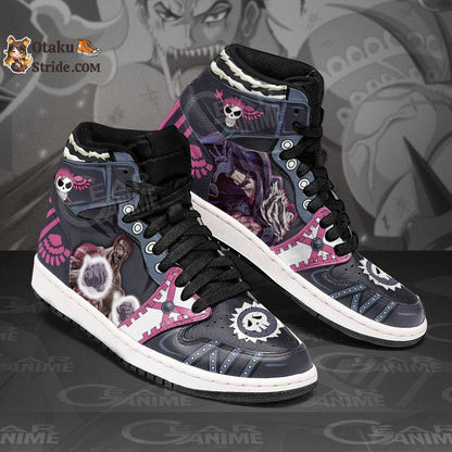 Custom Anime One Piece Sneakers Featuring Charlotte Katakuri Fight Scene