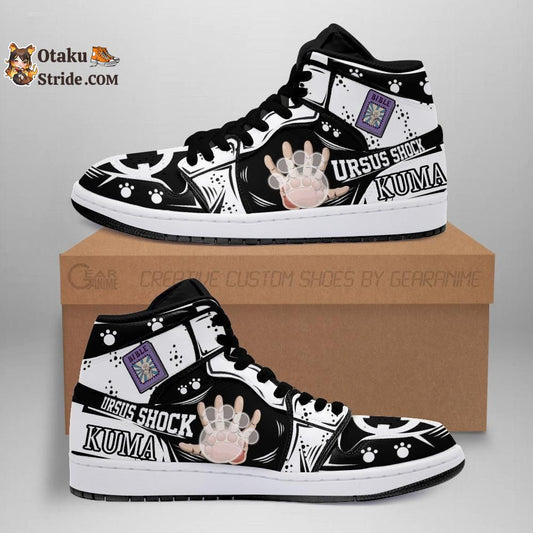 Custom Anime One Piece Sneakers with Bartholomew Kuma Devil Fruit Design