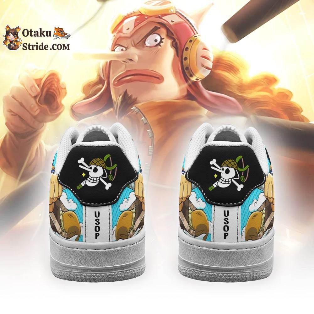 Custom Anime One Piece Usopp Air Sneakers – Unique Printed Footwear