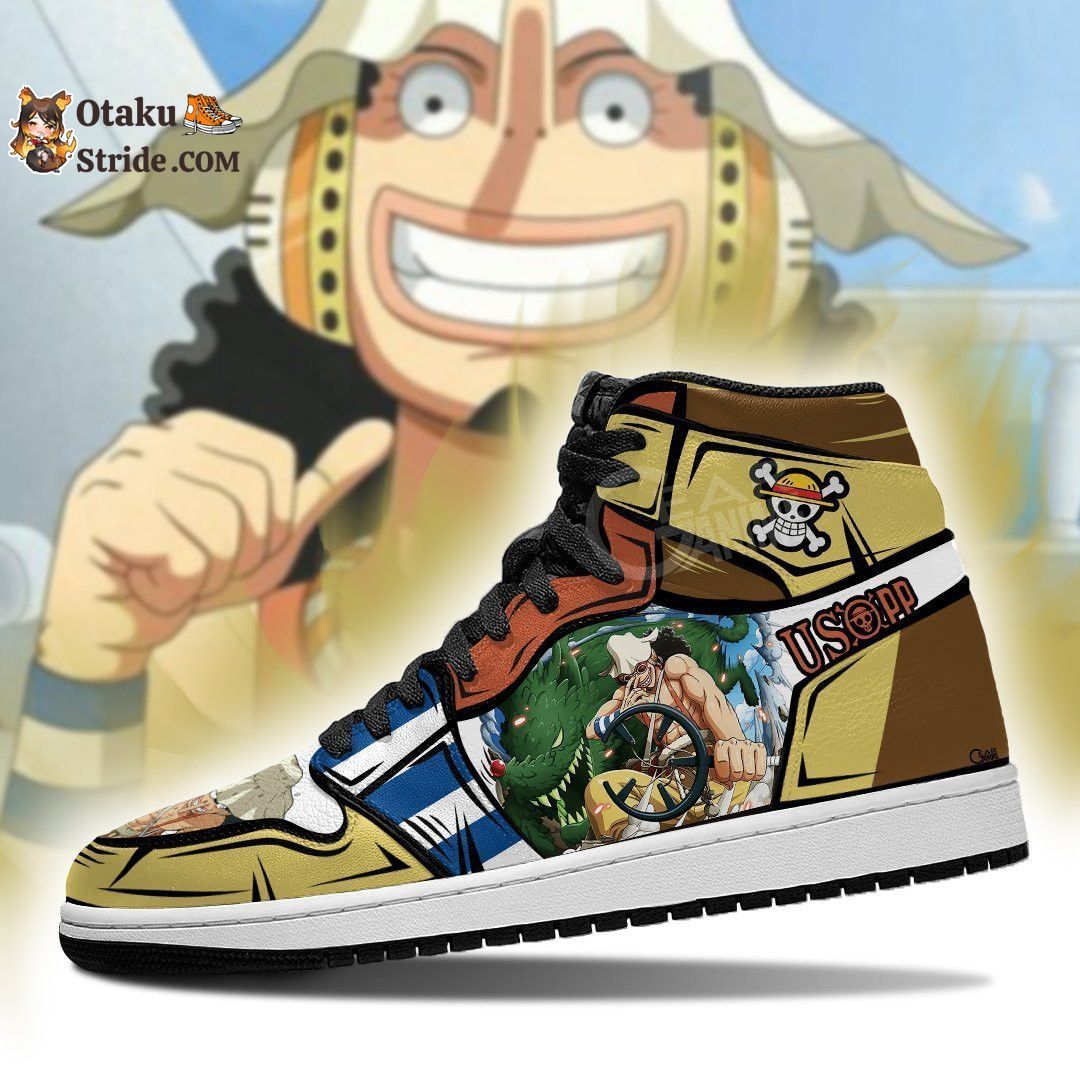 Custom Anime One Piece Usopp Sneakers – Unique Fan Gift Idea