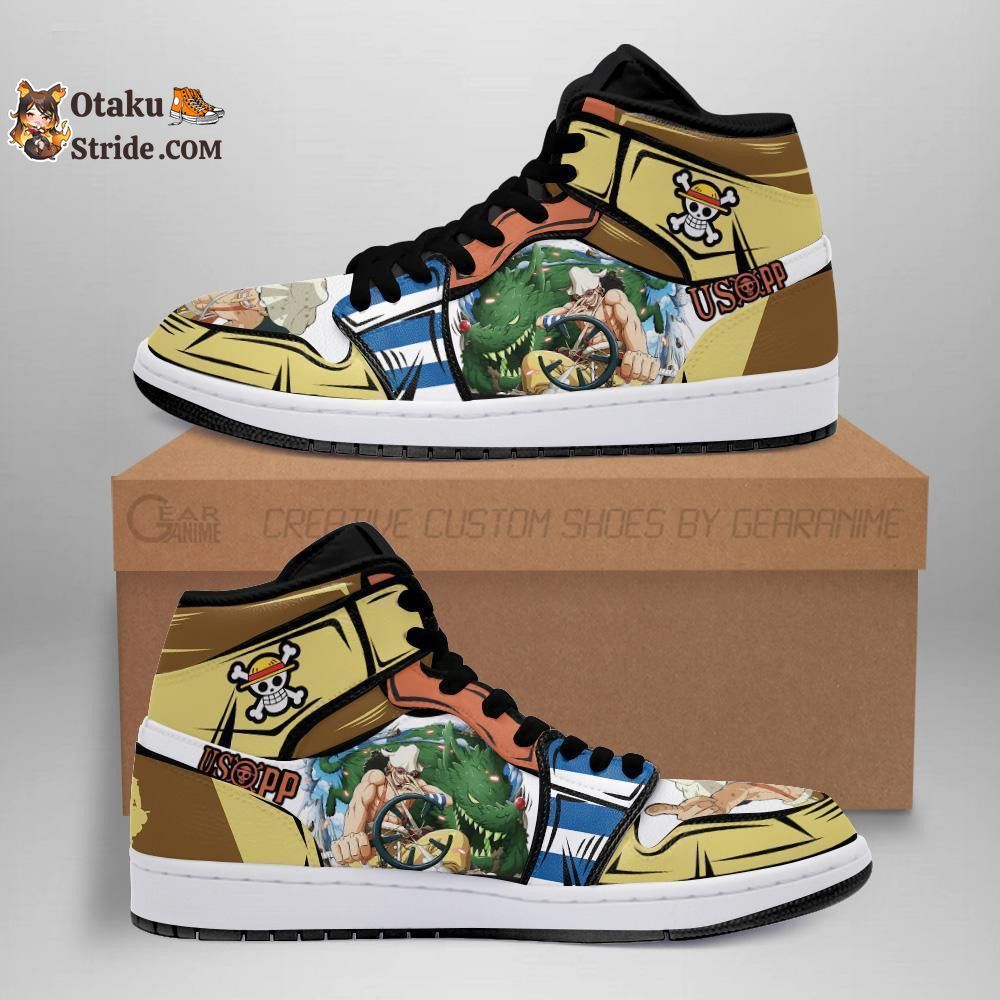 Custom Anime One Piece Usopp Sneakers – Unique Fan Gift Idea