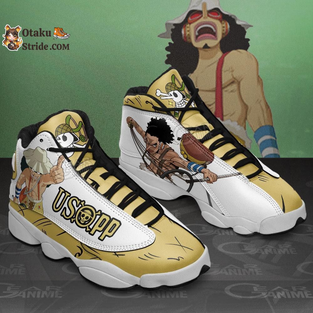 Custom Anime One Piece Usopp Sneakers – Unique Printed Footwear