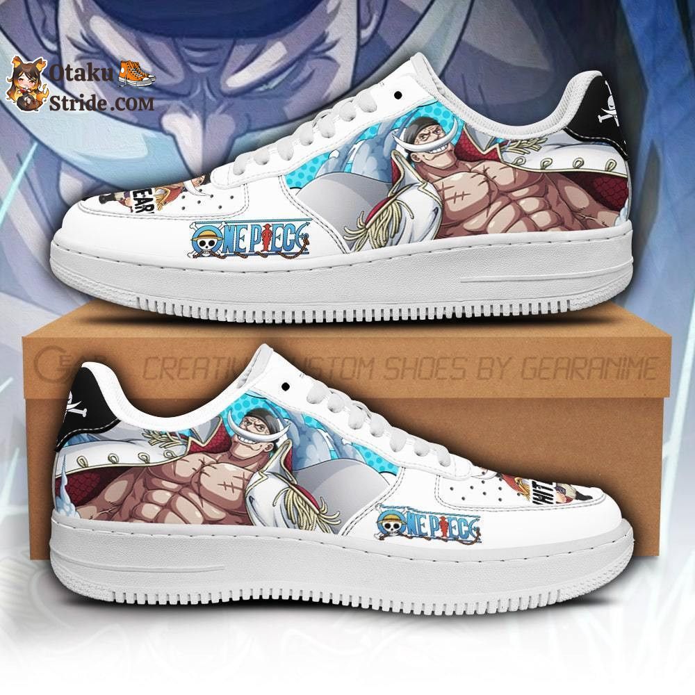 Custom Anime One Piece Whitebeard Air Sneakers – Unique Printed Footwear