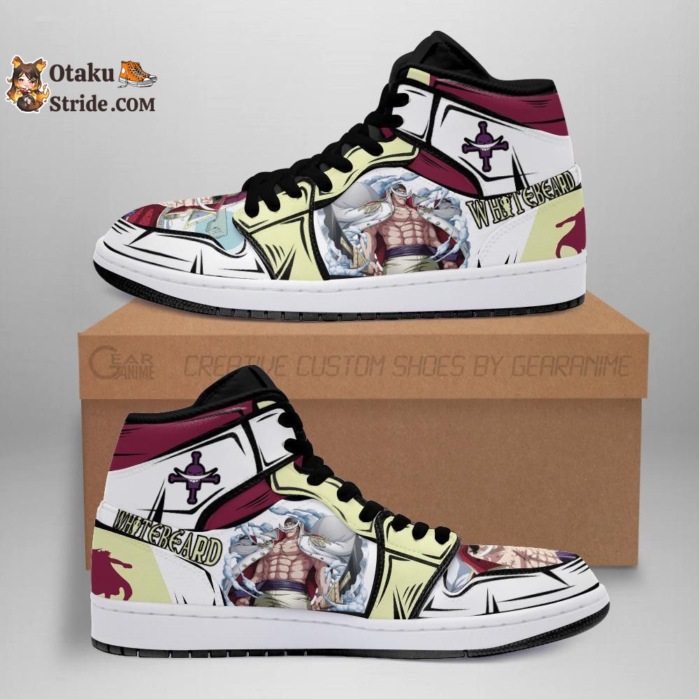 Custom Anime One Piece Whitebeard Sneakers – Yonko Inspired Shoes