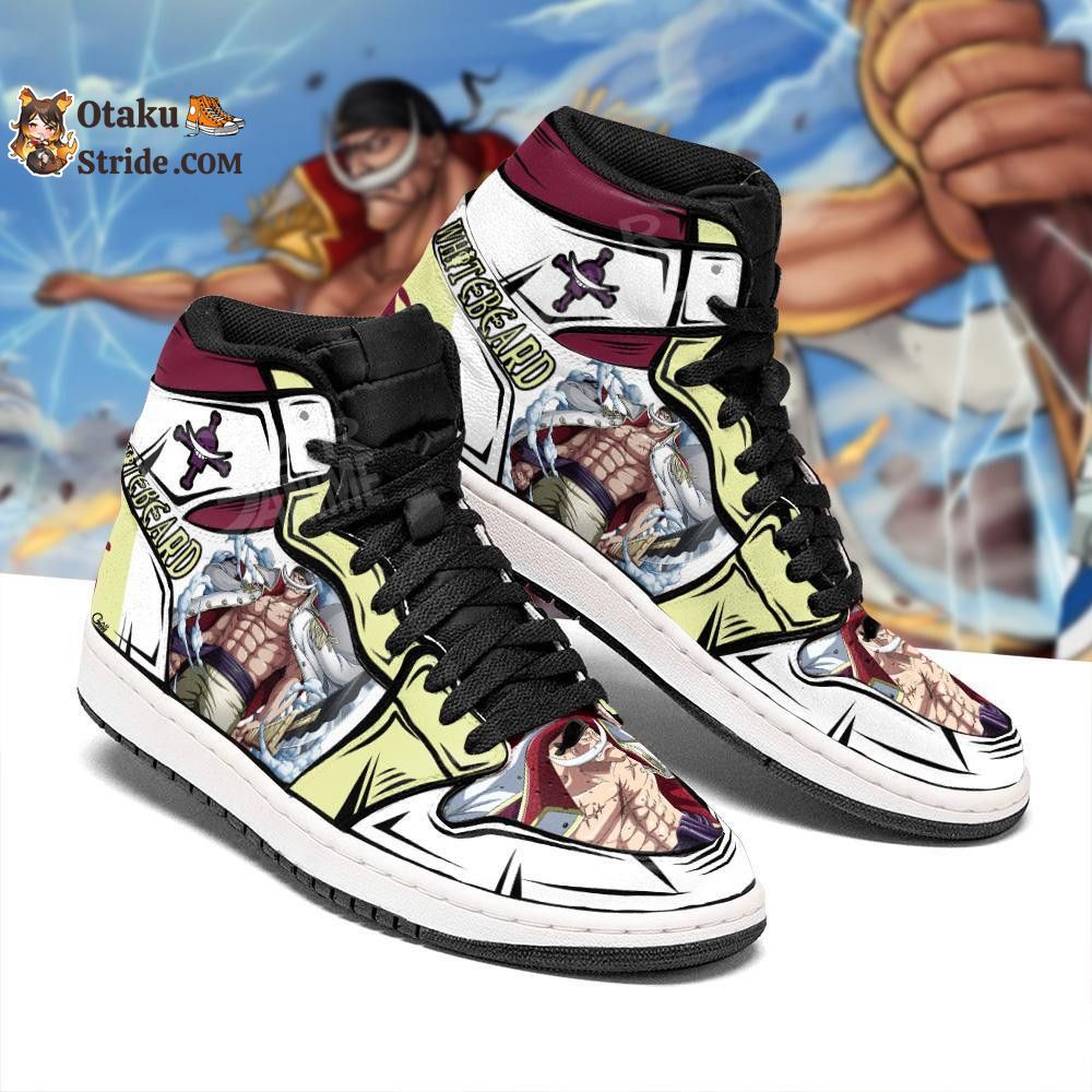 Custom Anime One Piece Whitebeard Sneakers – Yonko Inspired Shoes