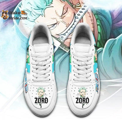 Custom Anime One Piece Zoro Air Sneakers – Unique Printed Footwear for Fans