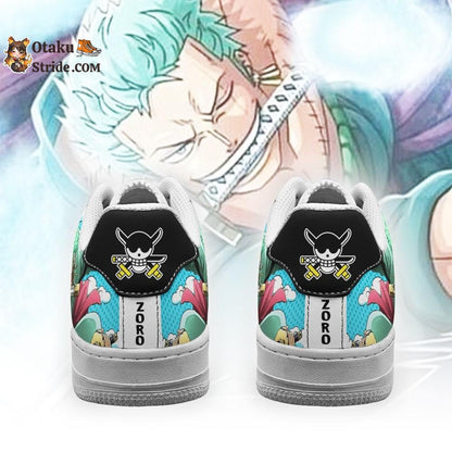 Custom Anime One Piece Zoro Air Sneakers – Unique Printed Footwear for Fans