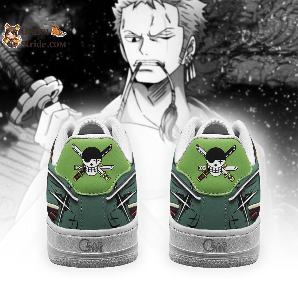 Custom Anime One Piece Zoro Santoryu Air Sneakers – Unique Footwear for Fans