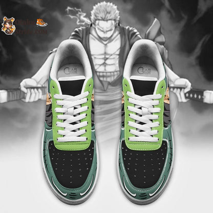 Custom Anime One Piece Zoro Santoryu Air Sneakers – Unique Footwear for Fans