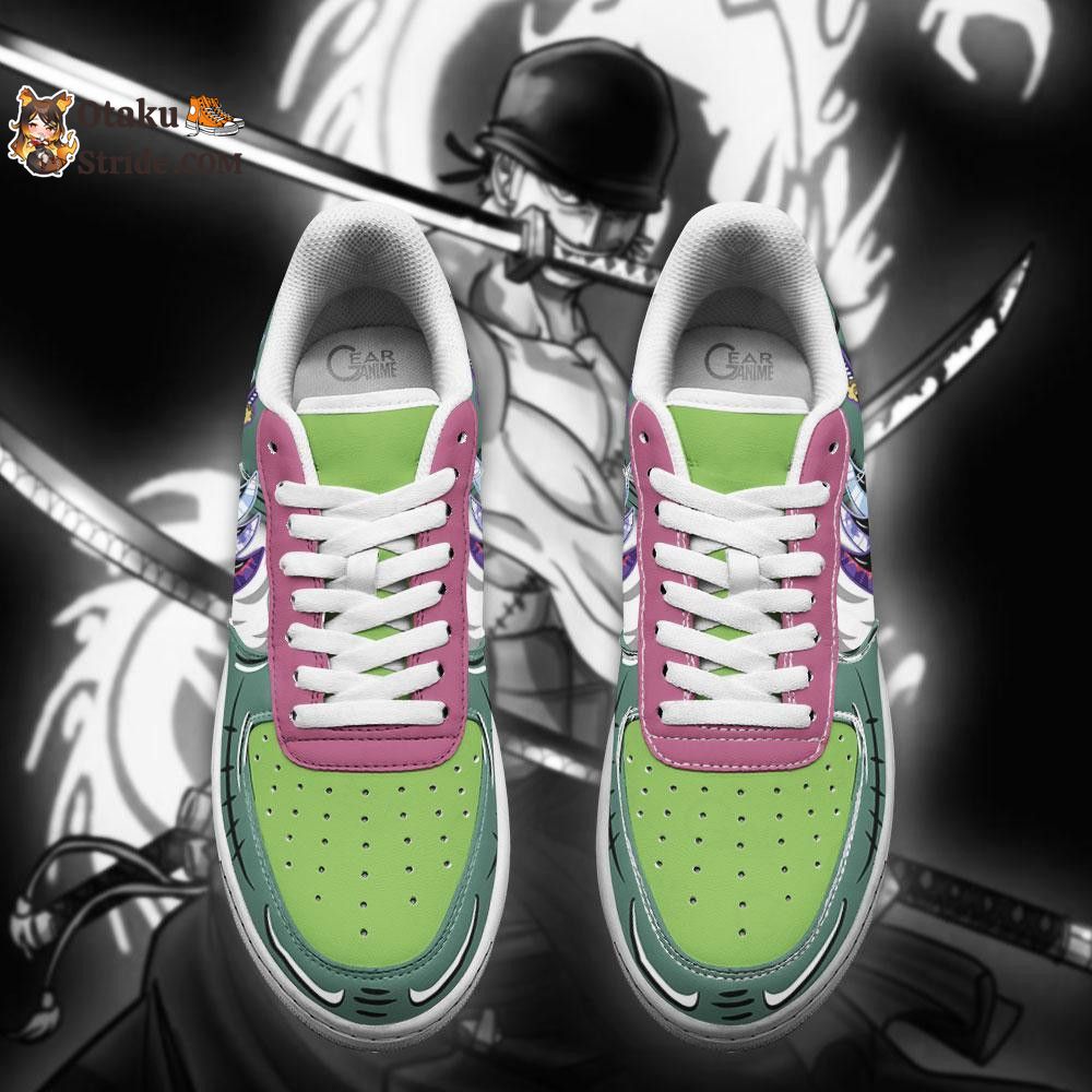 Custom Anime One Piece Zoro Swords Air Sneakers – Unique Printed Footwear