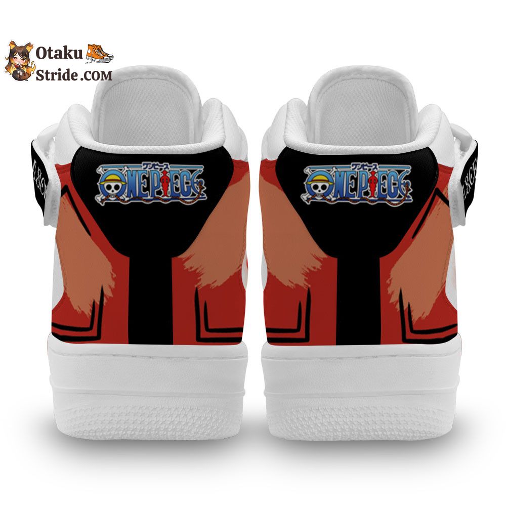 Custom Anime Shoes – Ace Sneakers Air Mid One Piece Design