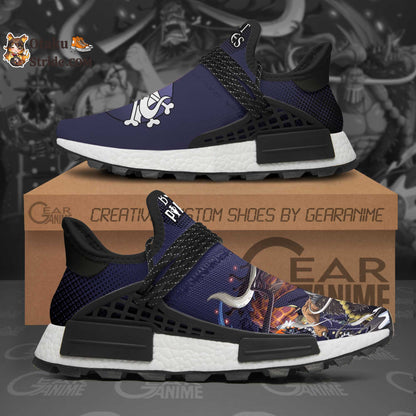 Custom Anime Shoes – Beast Pirates One Piece Design – Unique Printed Footwear TT12