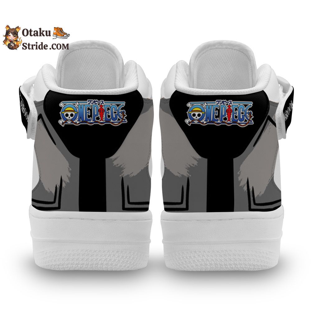 Custom Anime Shoes – Brook Sneakers Air Mid One Piece Design