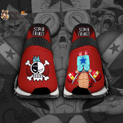 Custom Anime Shoes – Franky Shoes Super One Piece Design – Unique Footwear for Anime Fans