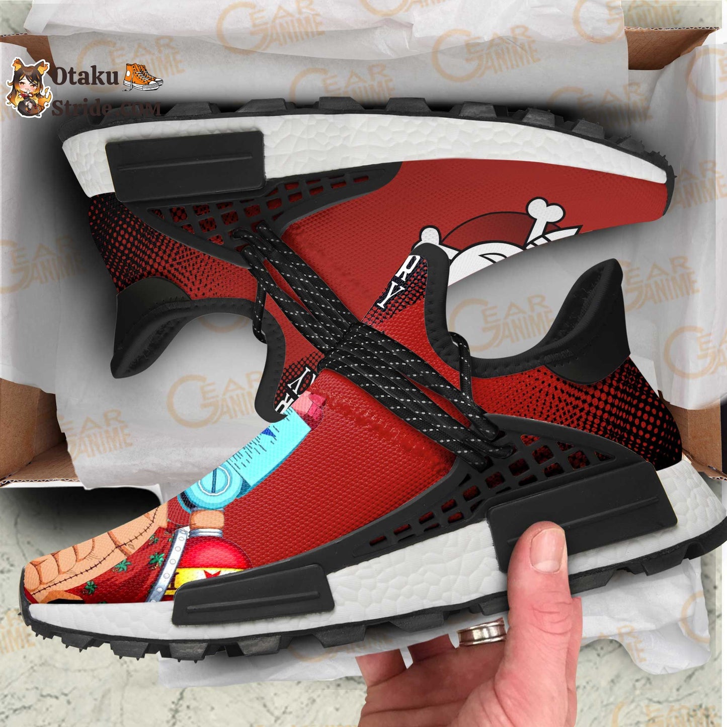 Custom Anime Shoes – Franky Shoes Super One Piece Design – Unique Footwear for Anime Fans